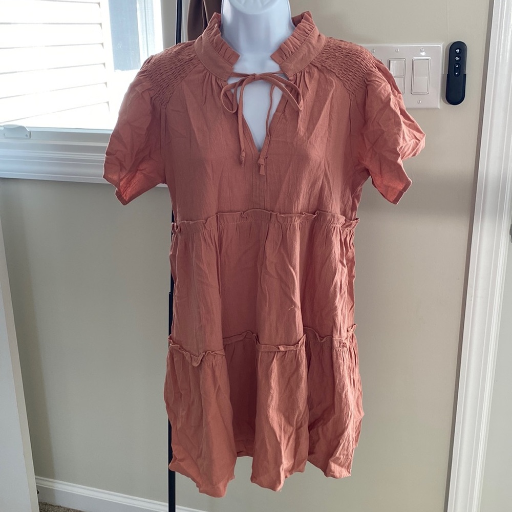 Beautiful Light Rust Dress